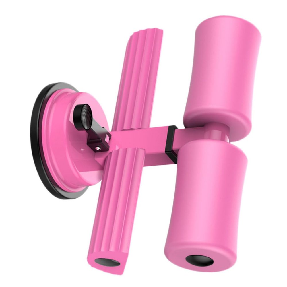 SUPVOX 1pc Body Stretching Bar Household Tools Suction Cup Abdominal Assist Situp Foot Holder Leg Muscle Sit-up Tool Equipment Pink Waist and Abdomen Fitness Auxiliary, 27X16X12cm, 3UU20F402612NF7R7D