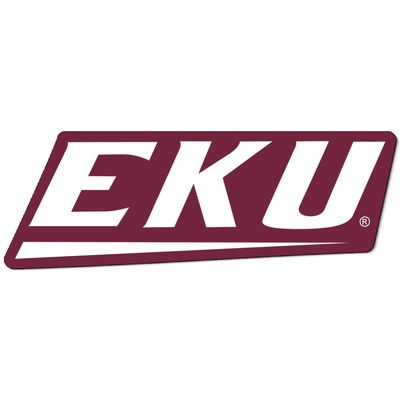 Eastern Kentucky University Primary Logo Premium 4" Die Cut Vinyl Sticker Decal for Cars Trucks Auto Windows
