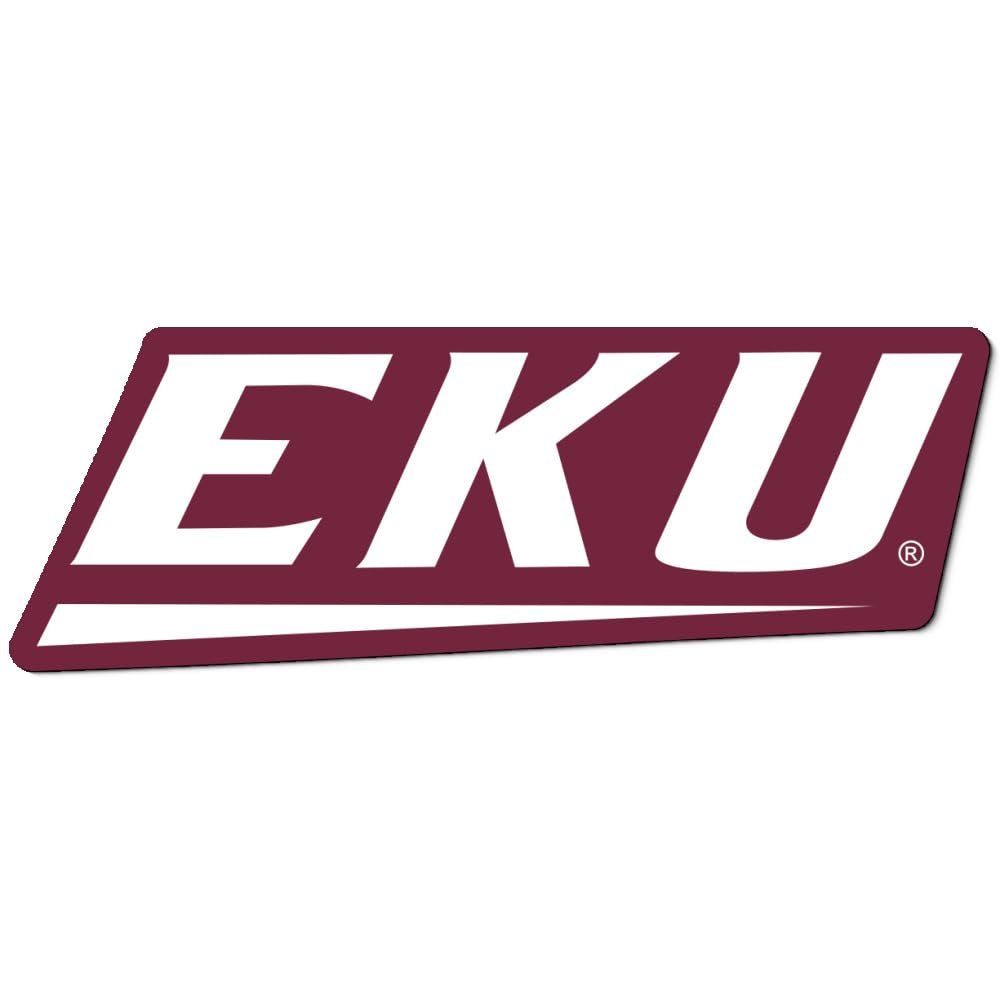 Eastern Kentucky University Primary Logo Premium 4" Die Cut Vinyl Sticker Decal for Cars Trucks Auto Windows