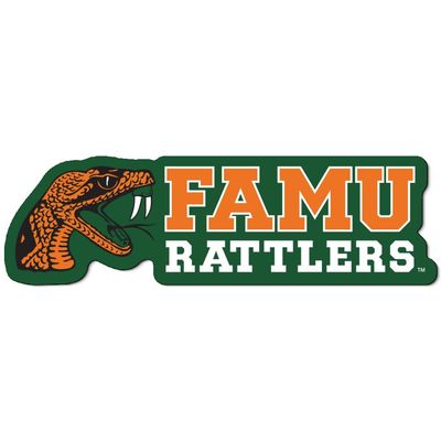 Florida A&M University Primary Logo Premium 4" Die Cut Vinyl Sticker Decal for Cars Trucks Auto Windows