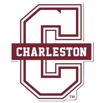 College of Charleston Primary Logo Premium 4" Die Cut Vinyl Sticker Decal for Cars Trucks Auto Windows