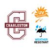 College of Charleston Primary Logo Premium 4" Die Cut Vinyl Sticker Decal for Cars Trucks Auto Windows view 3