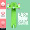 Jetson Bloom Go & Grow Kids 3-Wheel Light-Up Kick Scooter, Lights on Stem & Wheels, Adjustable Height Handlebar, Rear Brake, Easy-Folding Mechanism, Ages 3+, Green, JBLOOM-GRN view 3