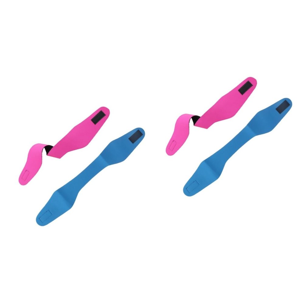BESPORTBLE 4pcs Swimming Ear Protector Band Diving Headband Ears Protection Headband Comfortable Sweat Band Rosy