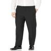 Adam Baker Designed, Men's (9018) 100% Polyester Modern Fit Flat Front Tuxedo Pants, Black, 52X30 view 1