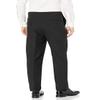 Adam Baker Designed, Men's (9018) 100% Polyester Modern Fit Flat Front Tuxedo Pants, Black, 52X30 view 2