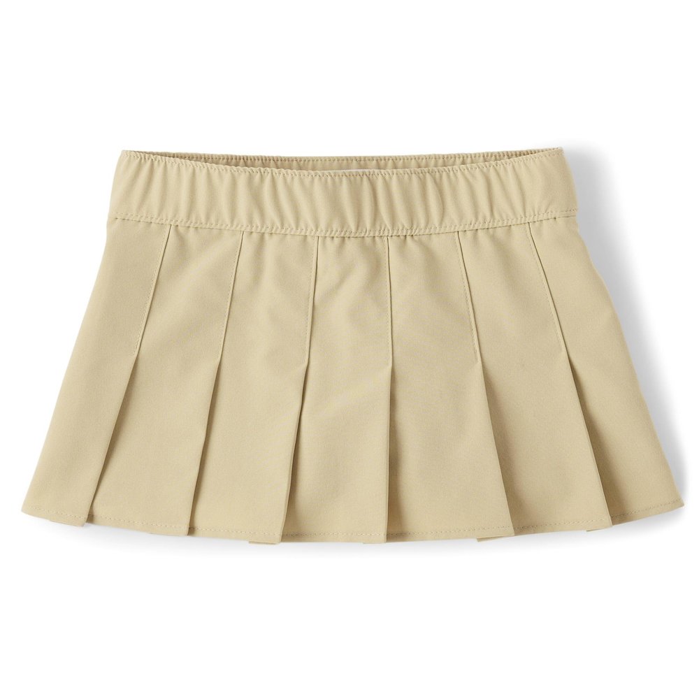 The Children's Place,Girls,Uniform Performance Pleated Skorts,16 Sand