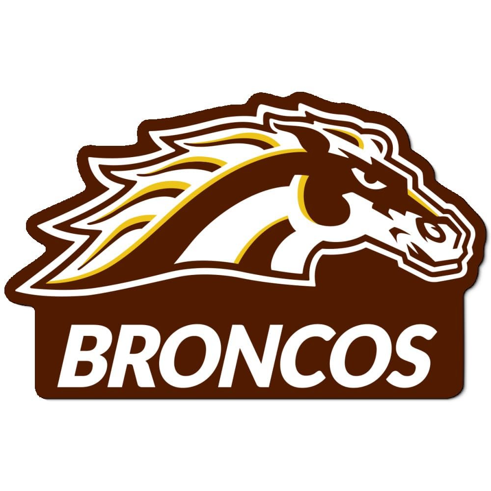 Western Michigan University Primary Logo Premium 4" Die Cut Vinyl Sticker Decal for Cars Trucks Auto Windows