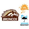 Western Michigan University Primary Logo Premium 4" Die Cut Vinyl Sticker Decal for Cars Trucks Auto Windows view 3