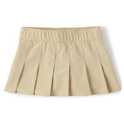 The Children's Place,Girls,Uniform Performance Pleated Skorts,5 Sand