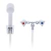 Ambassador Marine Trinidad- 2H External Shower Mixer (Small Arctic White Sprayer, 10' White Rubber Hose) (Chrome/Arctic White) - 134-0217-CA-W view 3