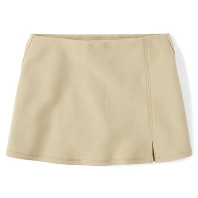 The Children's Place,Girls,Uniform A-Line Ponte Skorts,Sand,X-Large