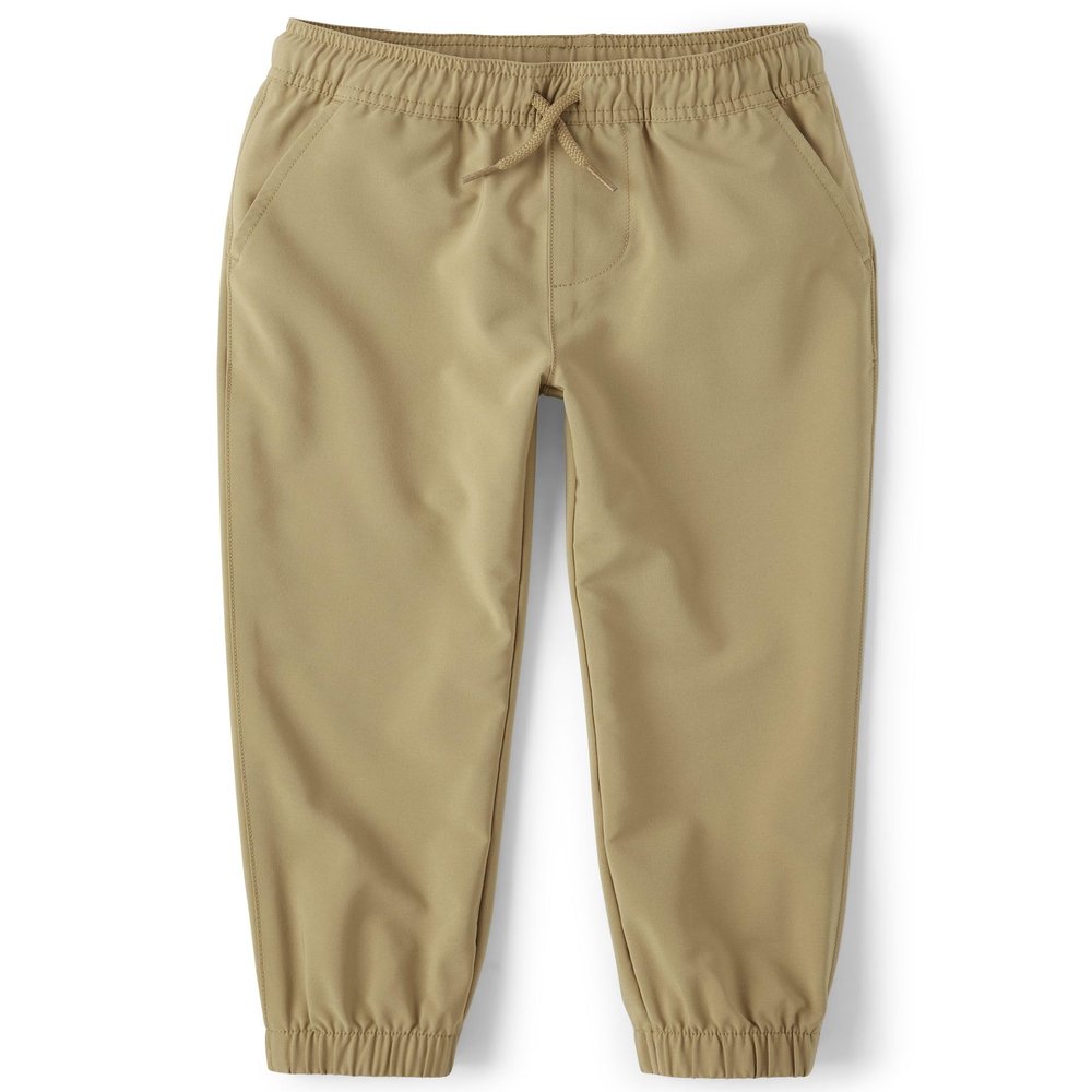 The Children's Place,Boys,Uniform Quick Dry Jogger Pants,Sand,6