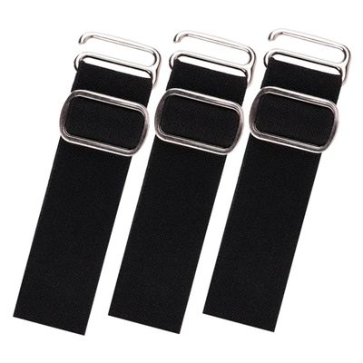 BESPORTBLE 3pcs Adjustable Hat Strap Replaceable Cap Extenders Portable Accessory for Improved Fit Durable Thickened Design for Baseball Caps and Sun Hats Easy Installation and Comfort Black
