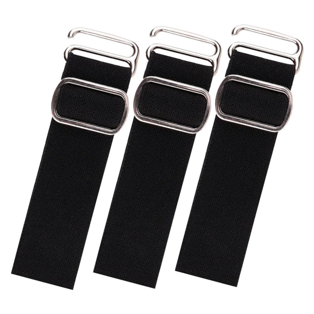 BESPORTBLE 3pcs Adjustable Hat Strap Replaceable Cap Extenders Portable Accessory for Improved Fit Durable Thickened Design for Baseball Caps and Sun Hats Easy Installation and Comfort Black