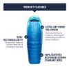 Sea to Summit Trek Down Sleeping Bag, 30-Degree, Regular view 3