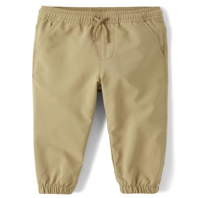 The Children's Place,Baby Boys,and Toddler Uniform Quick Dry Jogger Pants,Sand,18 Months,24 Months