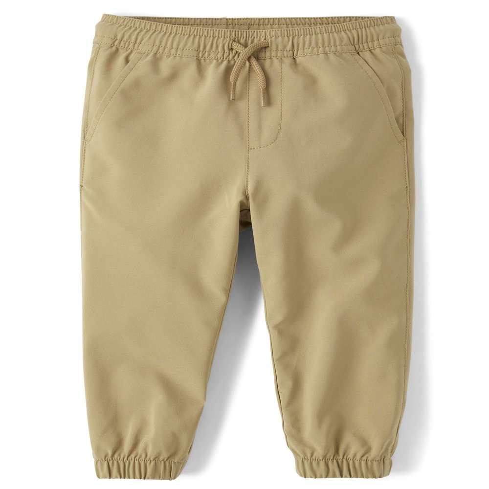 The Children's Place,Baby Boys,and Toddler Uniform Quick Dry Jogger Pants,Sand,18 Months,24 Months