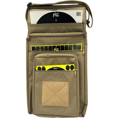 Pro-Shot Range Target Case: Shooting Range Gear Organizer with 3 Zipper Pockets, Adjustable Carry Strap, and Velcro Front  Fits 8x8, 12x12, and 12x18 Targets  20"x15"x2.5" Storage Bag
