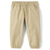 The Children's Place,Girls,Uniform Quick Dry Jogger Pants,Sand,6 view 1