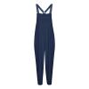 NATHGAM Bib Overalls Womens Fleece Warm Snow Jumpsuits Essential Insulated Ski Pant Rompers Lightweight Sleeveless Overalls view 2