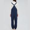 NATHGAM Bib Overalls Womens Fleece Warm Snow Jumpsuits Essential Insulated Ski Pant Rompers Lightweight Sleeveless Overalls view 3
