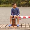 Hatley Boys' Long Sleeve Rashguard, Nautical Colourblock view 4