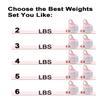 Fragraim Wrist Weights for Women Men with Thumb Loops Lock 2lb*2 Wrist and Ankle Weights Sets for Walking Running Strength Training Exercises- Pink view 2