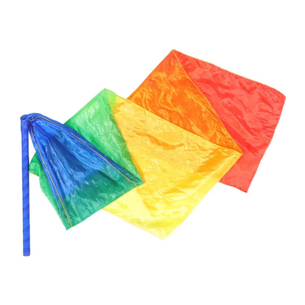 HOLIDYOYO Colorful Dance Ribbons for Dancing and Team Training Bright Streamers for Boys and Girls and Adults