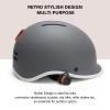 Exclusky Bike Helmet for Adults,Adjustable Cycling Helmet for Men & Women Safety Certified Bicycle Helmet for Commuting, Road Biking, Skating with USB Rechargeable Rear Light view 4