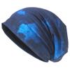 Ruphedy Men's Slouchy Beanie Summer Thin Hollow Long Oversized Skull Cap B301 (B420-Blue) view 1
