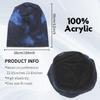 Ruphedy Men's Slouchy Beanie Summer Thin Hollow Long Oversized Skull Cap B301 (B420-Blue) view 2