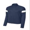 SPORT-TEK Youth Travel Full Zip Jacket, True Navy/White, X-Large view 3