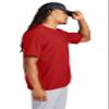 SPORT-TEK Unisex Repeat Half Zip Short Sleeve Jacket | Lightweight Half Zip Jacket for Men & Women Deep Red view 2