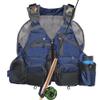 Kylebooker Fly Fishing Vest Pack Adjustable for Men and Women(Blue) view 1