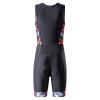 MY KILOMETRE Youth Core Triathlon Race Suit Boy Spring Competition Training Suits (Red, Small) view 3