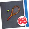 GANAZONO 5pcs Tennis Racket Dampeners National Flag Design Absorbers for Reduced Shock and Enhanced Stability Easy to Install Tennis Accessories view 4