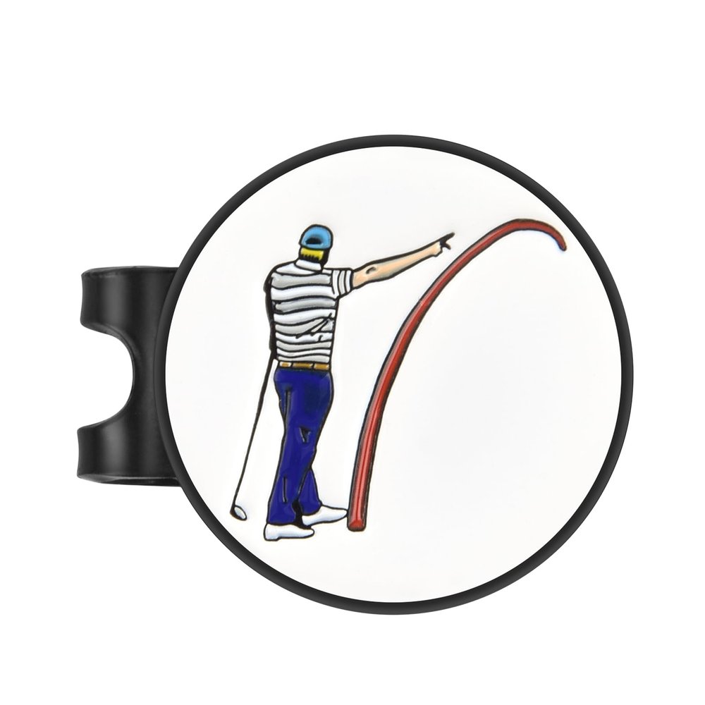 ZZHAO Golf Ball Marker with Magnetic Hat Clip, Funny Golf Accessories, Golf Gifts for Men 25 MM