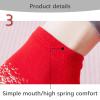 aoozleny Sports Split Toe Socks, Non-slip Grip Socks Open Toe Breathable Cotton Socks - Cotton Socks for Yoga, Pilates, Dance (Standard, Red), Medium view 4