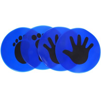 Baluue 2pairs Soccer Training Sign Discs Non-Slip Floor Pads for Football and Basketball Practice Markers for Sports Training Hand and