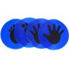 Baluue 2pairs Soccer Training Sign Discs Non-Slip Floor Pads for Football and Basketball Practice Markers for Sports Training Hand and view 1