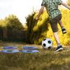 Baluue 2pairs Soccer Training Sign Discs Non-Slip Floor Pads for Football and Basketball Practice Markers for Sports Training Hand and view 3