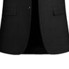 JEsilunmaMY Mens Thicken Slim Trench Coat Two Button Wool Blend Windproof Overcoat Solid Color Winter Business Suit Jacket (Black,X-Large) view 3