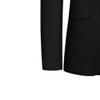JEsilunmaMY Mens Thicken Slim Trench Coat Two Button Wool Blend Windproof Overcoat Solid Color Winter Business Suit Jacket (Black,X-Large) view 4