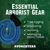 FORESTER Arborist Whoopie Sling - 1/2" x 3-5' Rigging Sling | Adjustable Length | Arborist Equipment | Climbing Sling | Anchor for Port A Wrap view 2