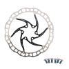 DJC ARO 08 Brake Disc Rotor Ultralight 85g Mountain Bike MTB Stainless Steel 140mm 160mm 180mm 203mm 6-bolts Original ASHIMA (Black, 160mm) view 1