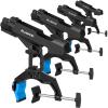 PLUSINNO 4 Pack Boat Fishing Rod Holder Double V Design Fit Round Square Tubes Innovative Clamp Fishing Gifts for Men view 1