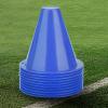 10pcs Soccer Training Cone, Mini Sports Cones Football Training Sports Equipment, Roller Skating Barriers Plastic Marker Holder Accessory for Kids and Adult Sports Speed Agility Training(Blue) view 3