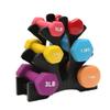 Happyyami 2pcs Dumbbell Storage Rack Dumbbell Weight Rack Holder Bracket Compact Lightweight for Gym view 3