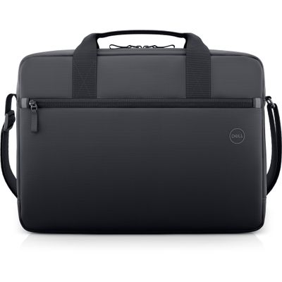 Dell 14-16 EcoLoop Essential Briefcase - CC3624 - Zippered Front Pocket, Luggage Pass-Through, Lightweight with Adjustable Shoulder Strap - Black